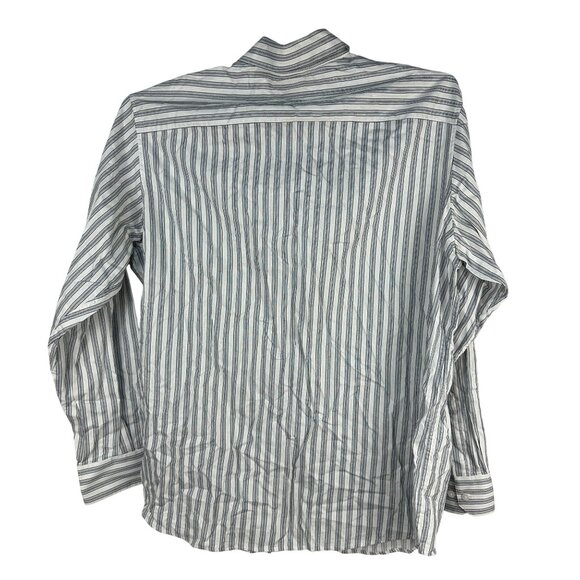 Axcess By Claiborne Mens XL Button Up Long Sleeve Striped Shirt - Picture 2 of 4